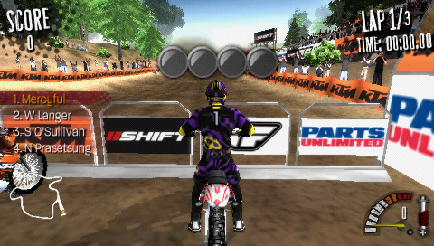 MX vs. ATV Reflex screenshot 3 for PSP